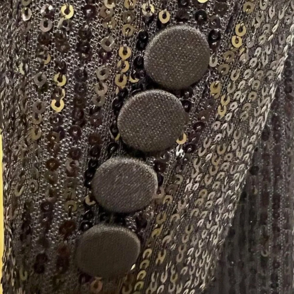 Philosophy Black Sequin Blazer Jacket Size Small NWT - Picture 8 of 15